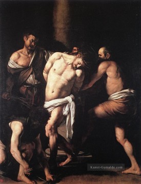 Geißelung Caravaggio Nacktheit Ölgemälde